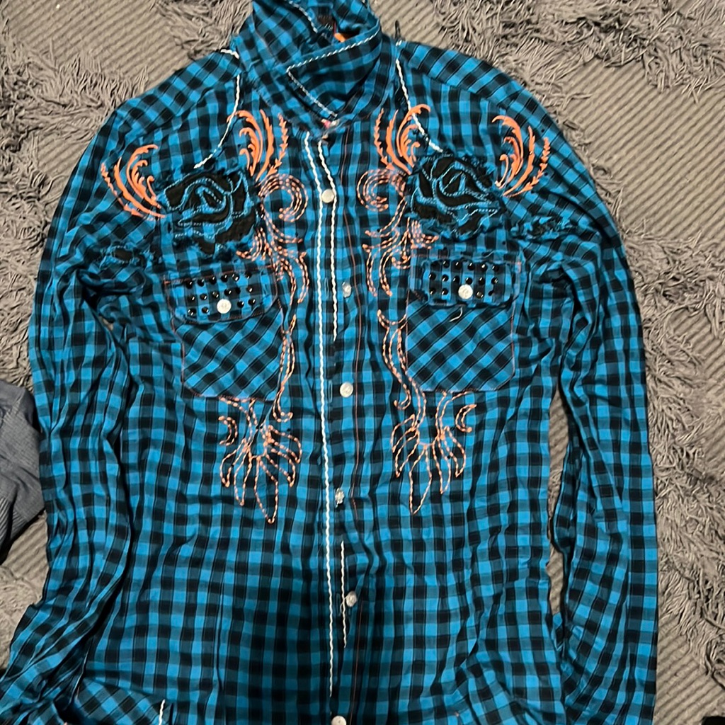 Roar Button Down Top